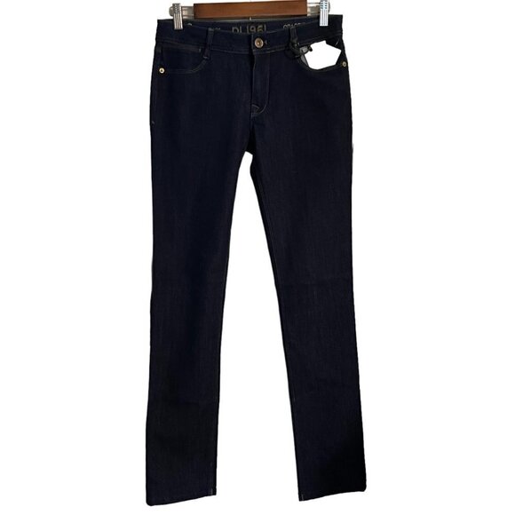 DL1961 Women NWT Dark Grace High-Rise Straight 4Way Stretch 360 Comfort Jeans 28 - Picture 2 of 12